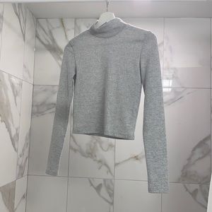 Grey Zara Wool Mockneck. Size Small.